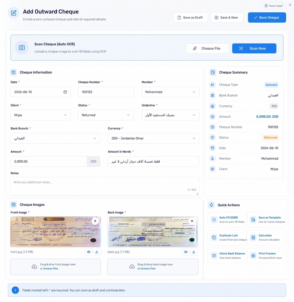 cheque add EN